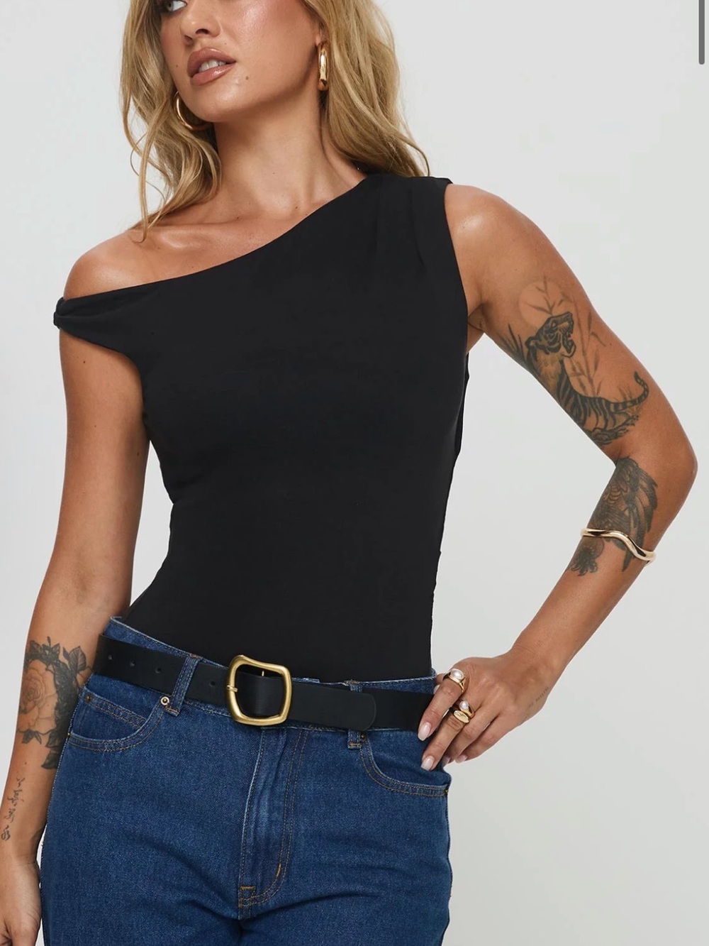 Princess Polly Miyako Bodysuit Black
